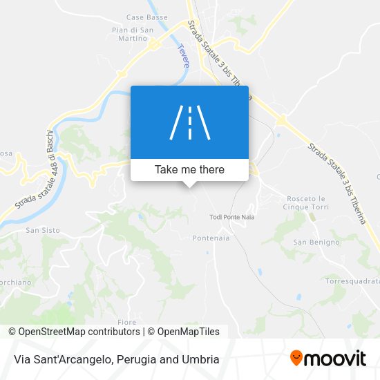 Via Sant'Arcangelo map
