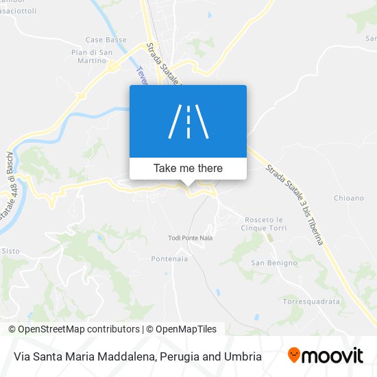 Via Santa Maria Maddalena map