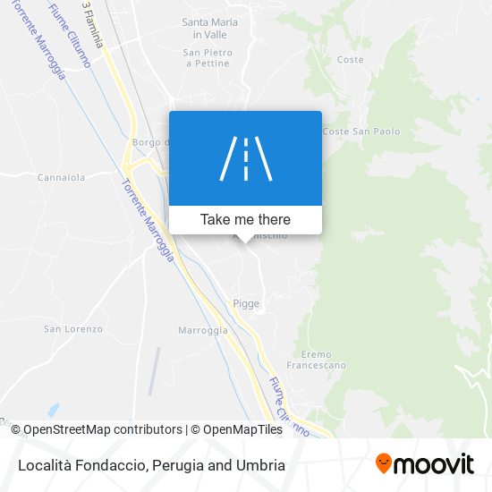 Località Fondaccio map