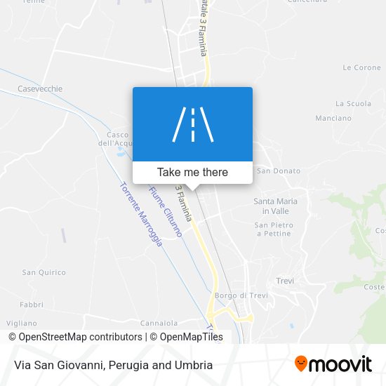 Via San Giovanni map