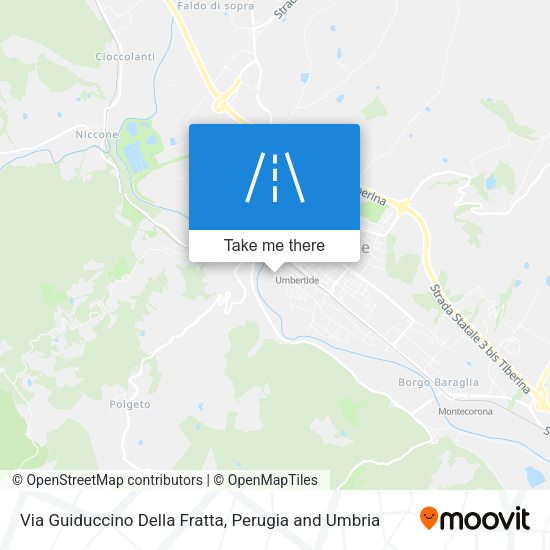 Via Guiduccino Della Fratta map