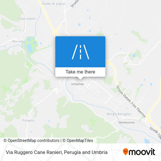 Via Ruggero Cane Ranieri map