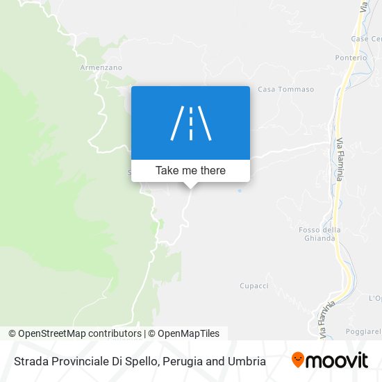 Strada Provinciale Di Spello map