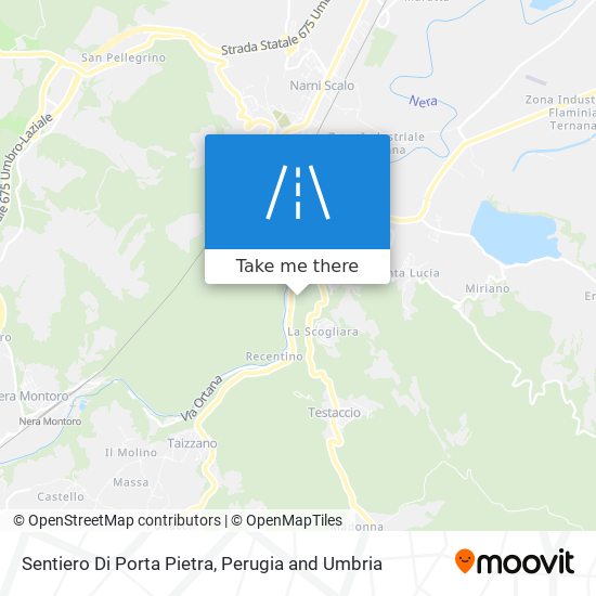 Sentiero Di Porta Pietra map