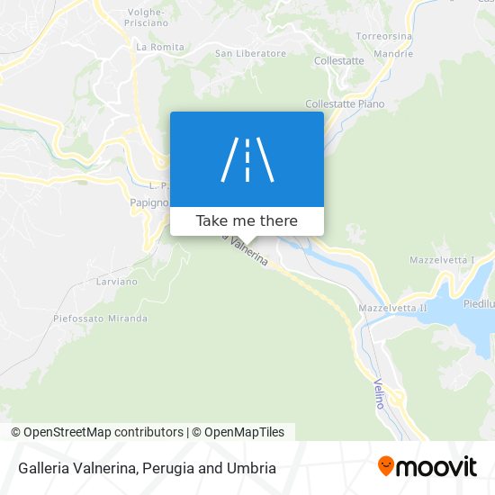 Galleria Valnerina map