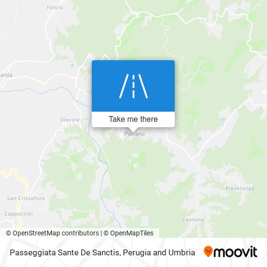 Passeggiata Sante De Sanctis map