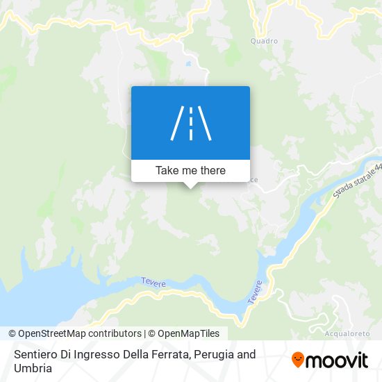 Sentiero Di Ingresso Della Ferrata map