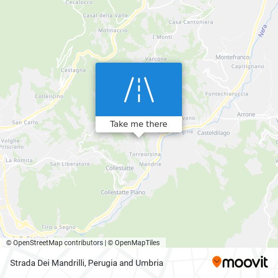 Strada Dei Mandrilli map