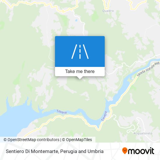 Sentiero Di Montemarte map