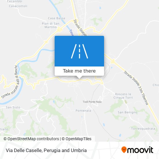 Via Delle Caselle map
