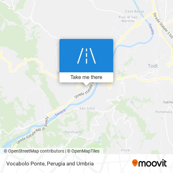 Vocabolo Ponte map