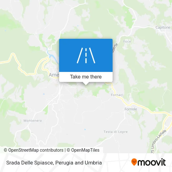 Srada Delle Spiasce map