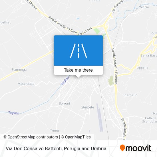 Via Don Consalvo Battenti map