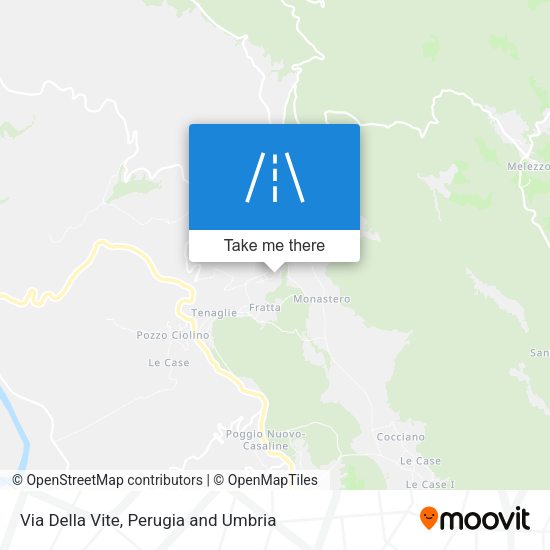 Via Della Vite map