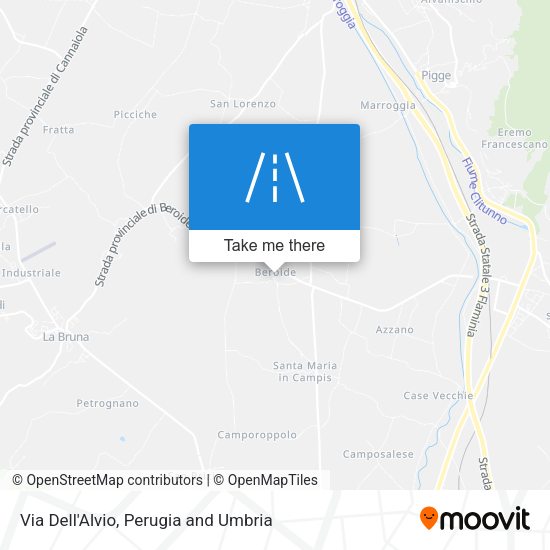 Via Dell'Alvio map