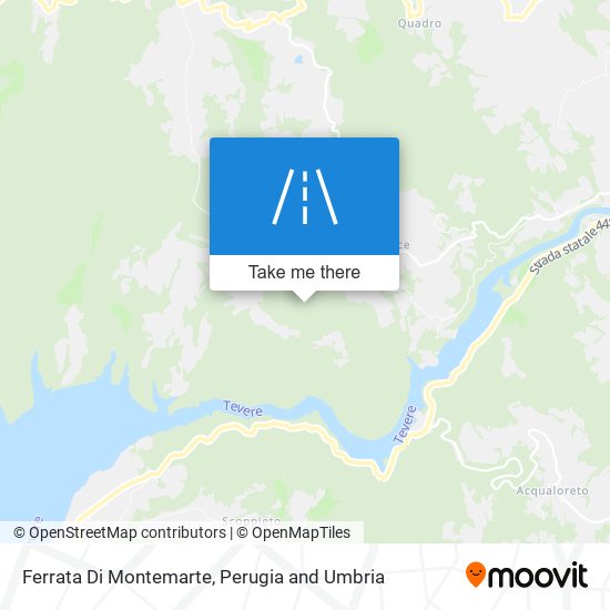 Ferrata Di Montemarte map