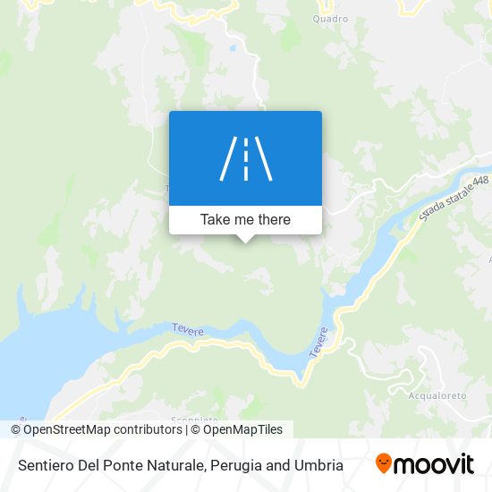 Sentiero Del Ponte Naturale map