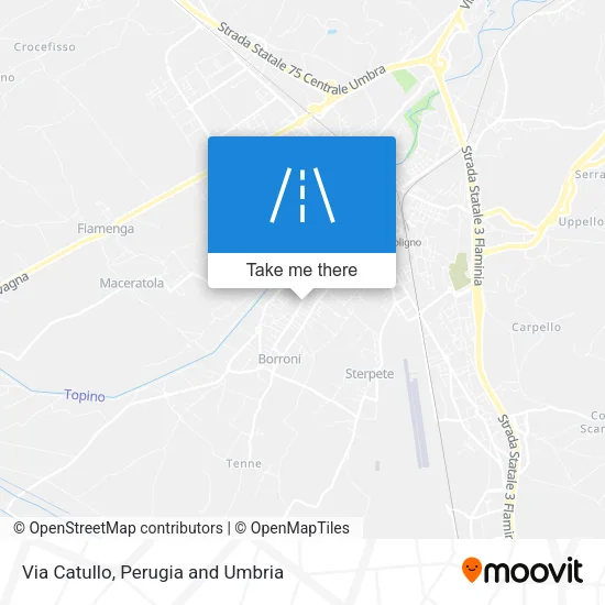 Via Catullo map