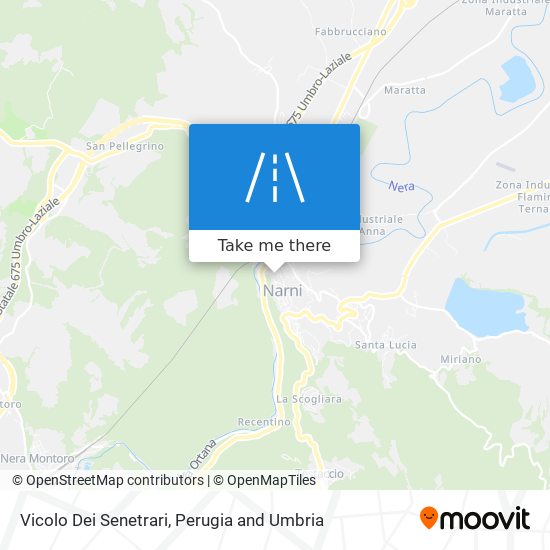 Vicolo Dei Senetrari map