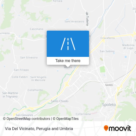 Via Del Vicinato map