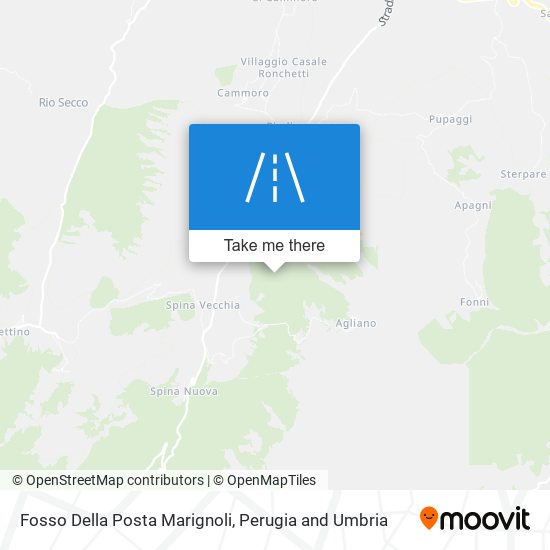 Fosso Della Posta Marignoli map