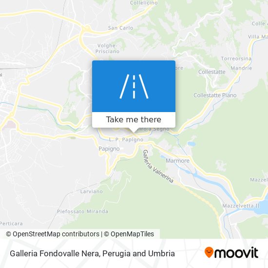 Galleria Fondovalle Nera map