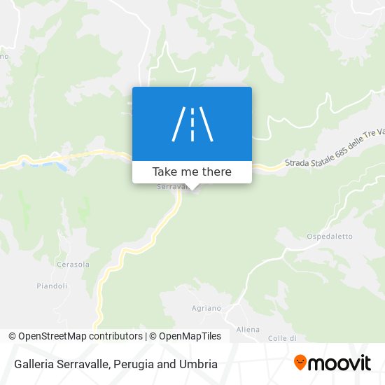 Galleria Serravalle map