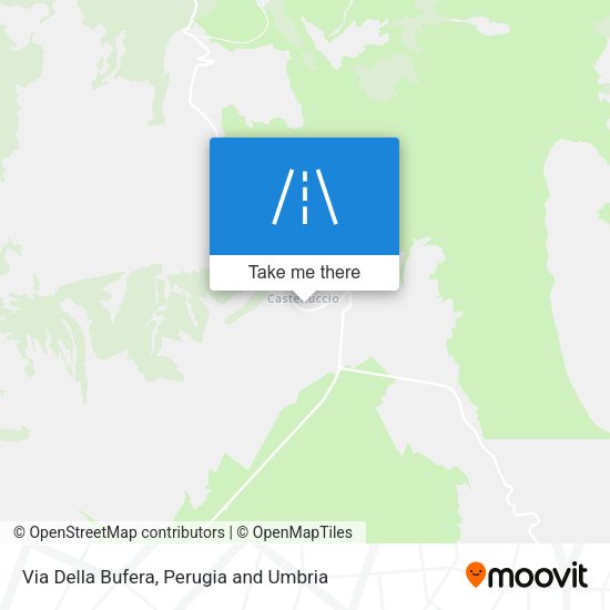 Via Della Bufera map