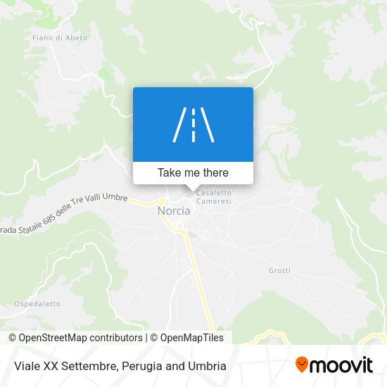 Viale XX Settembre map