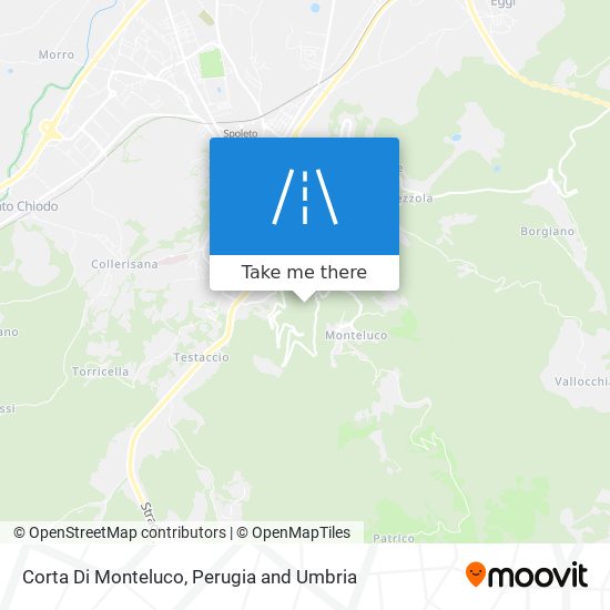 Corta Di Monteluco map