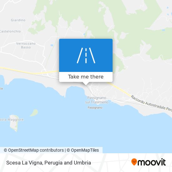 Scesa La Vigna map