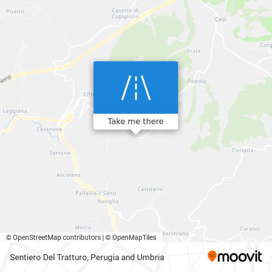 Sentiero Del Tratturo map
