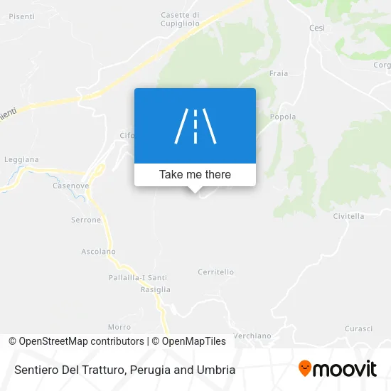 Sentiero Del Tratturo map