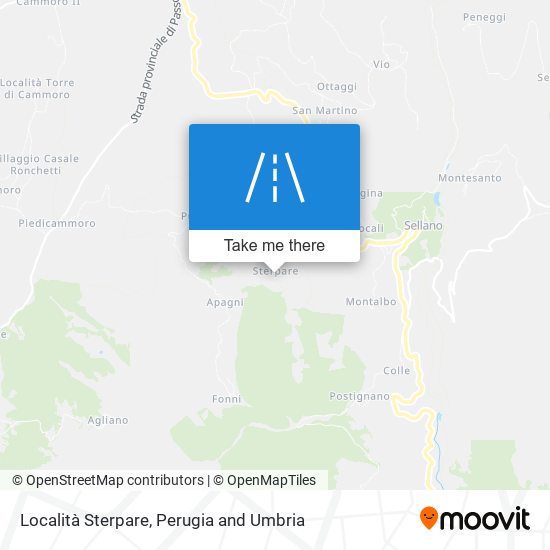 Località Sterpare map