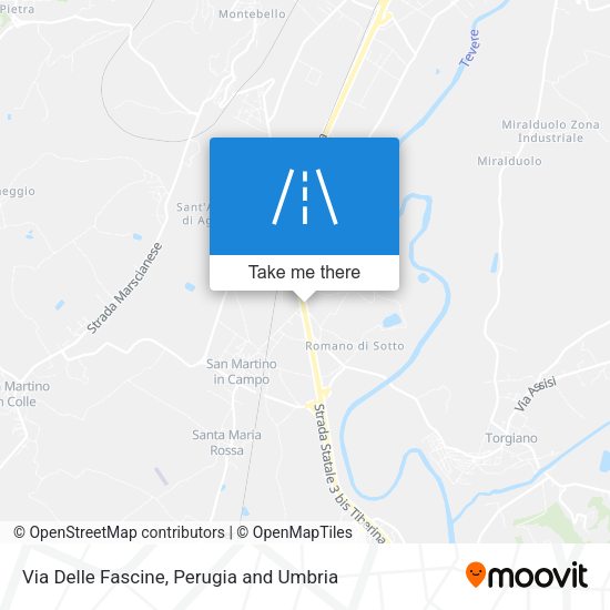 Via Delle Fascine map