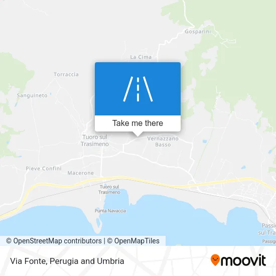 Via Fonte map