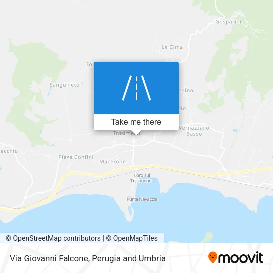 Via Giovanni Falcone map
