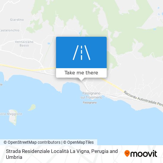 Strada  Residenziale Località La Vigna map