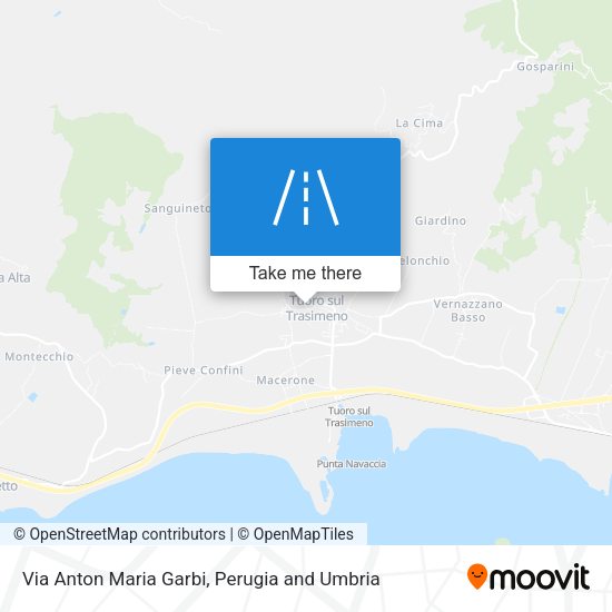 Via Anton Maria Garbi map