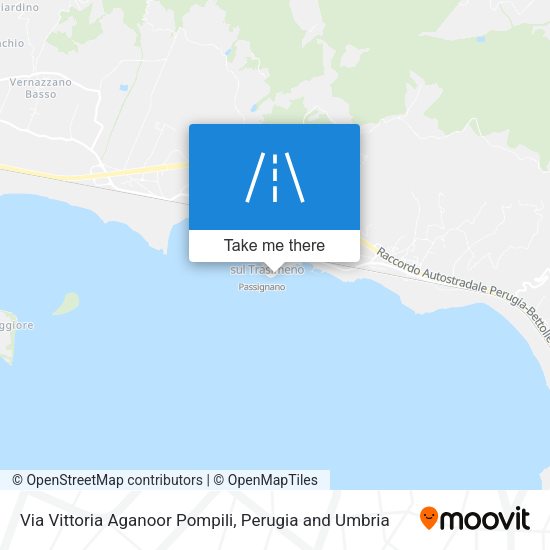 Via Vittoria Aganoor Pompili map