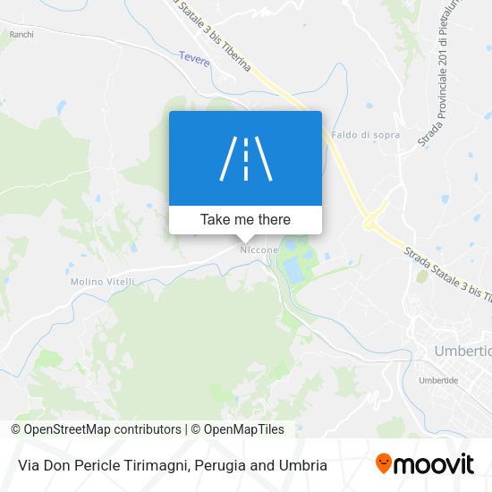 Via Don Pericle Tirimagni map