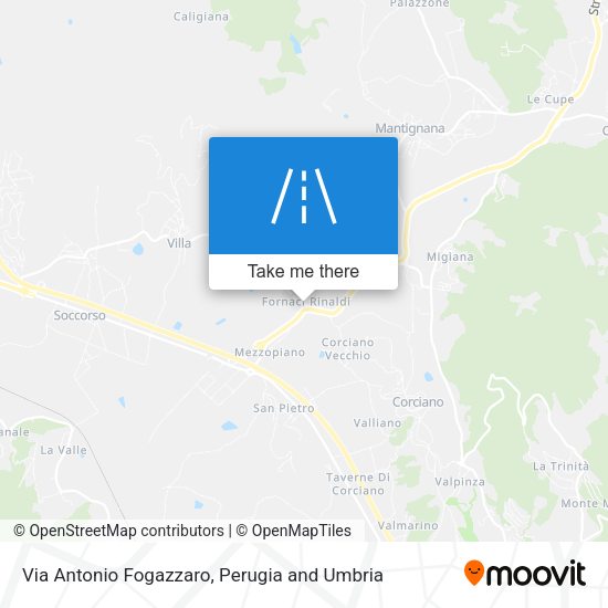 Via Antonio Fogazzaro map