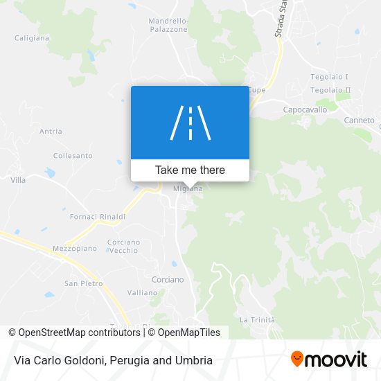 Via Carlo Goldoni map