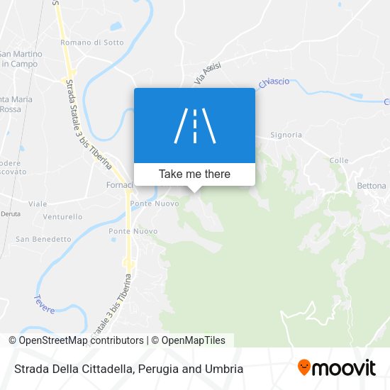 Strada Della Cittadella map