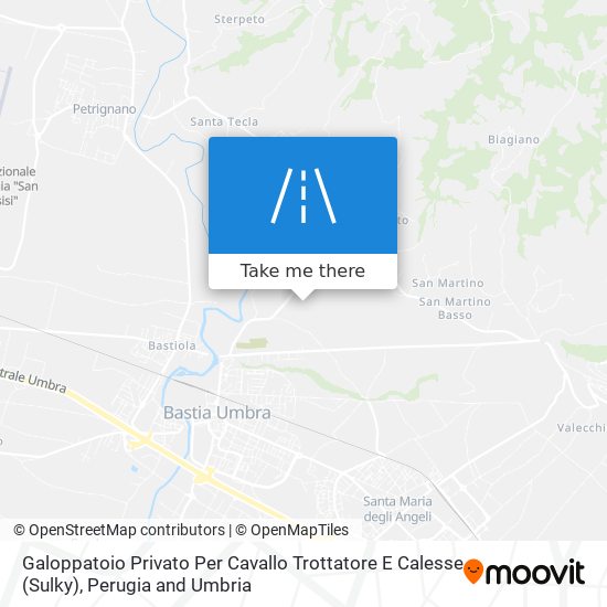 Galoppatoio Privato Per Cavallo Trottatore E Calesse (Sulky) map