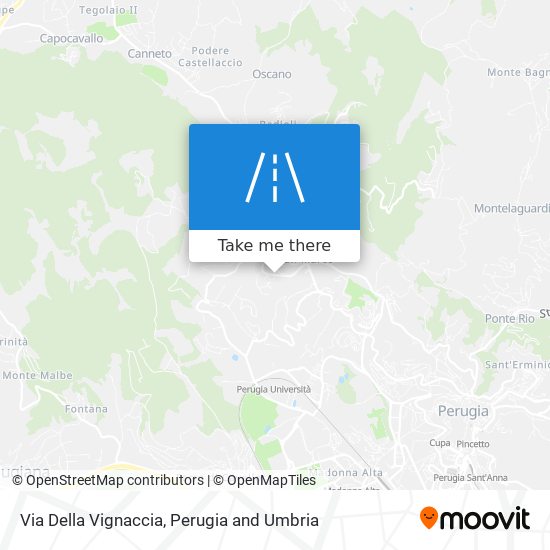 Via Della Vignaccia map