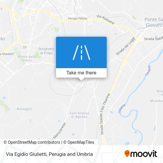Via Egidio Giulietti map
