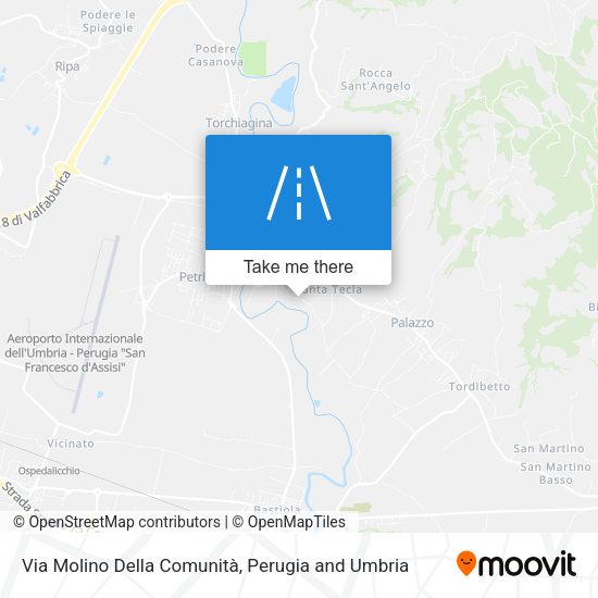 Via Molino Della Comunità map
