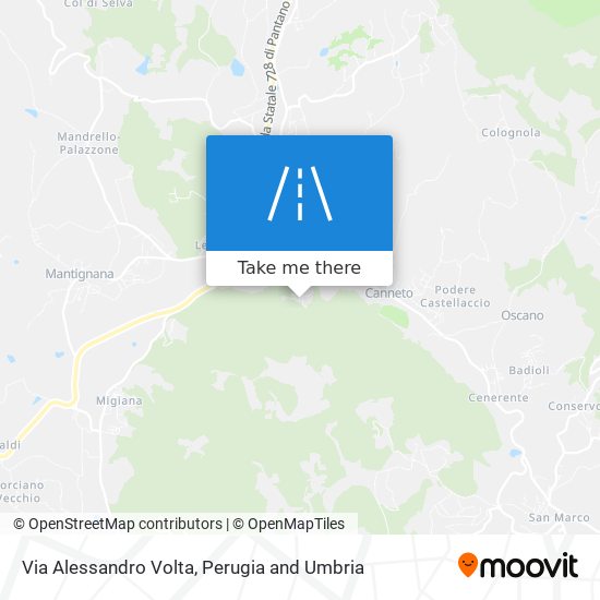 Via Alessandro Volta map