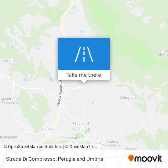 Strada Di Compresso map